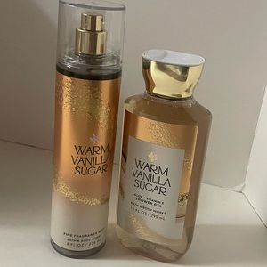 Warm Sugar Vanilla (8 oz.)body spray & Body Wash (10 fl.oz.) see the pics 4 ref.